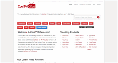 Desktop Screenshot of cooltvoffers.com