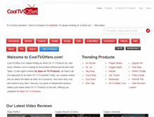 Tablet Screenshot of cooltvoffers.com